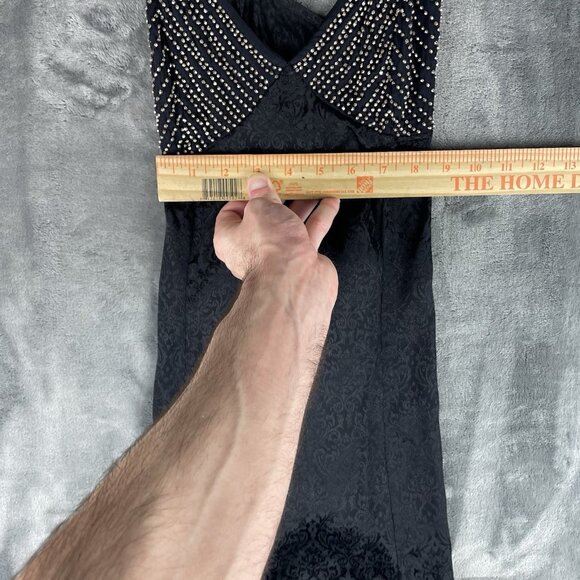 Intimately Free People Women's S Shooting Star Slip Dress Black Beaded Mini - Picture 6 of 6